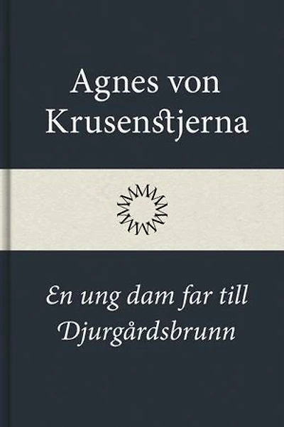 En ung dam far till Djurgårdsbrunn