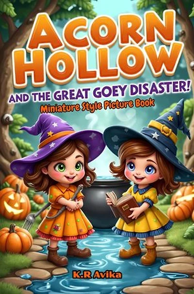 Acorn Hollow and the Great Gooey Disaster: Miniature Style Picture Book: Boo & Cozy: Cute and Spooky Halloween Tales