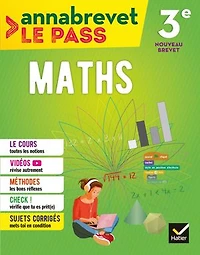 Annabrevet Le Pass - Maths 3e