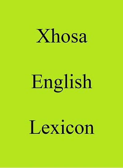 Xhosa English Lexicon