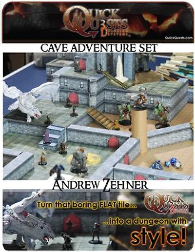 PRINTABLE 3D Dungeon Tiles: Master DM set - for Dungeons and Dragons, D&D, Gurps, Warhammer, or other RPG