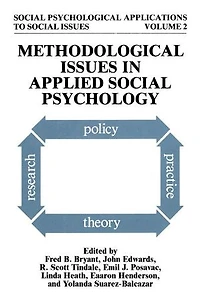 Methodological Issues Applied Social Psychology