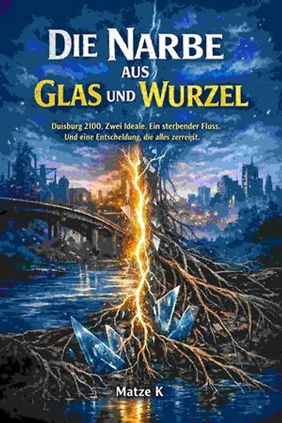 Die Narbe aus Glas und Wurzel: Duisburg 2100. Zwei Ideale. Ein sterbender Fluss. Und eine Entscheidung, die alles zerreißt.