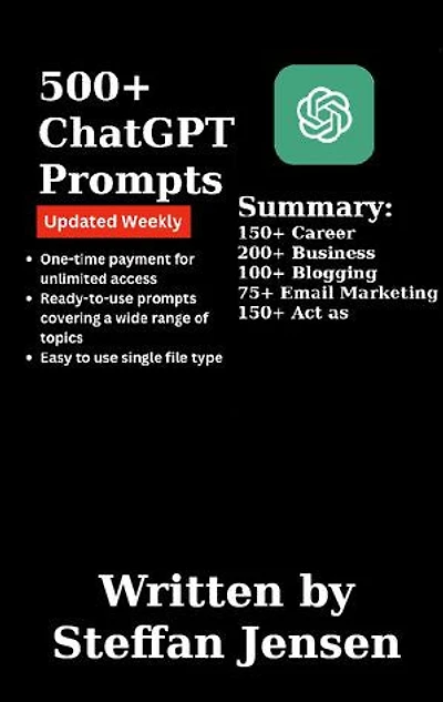 500+ Ultimate ChatGPT Prompts To Copy: Paste & Fuel Your Growth | Best ChatGPT Prompts | ChatGPT Cheat Sheet | AI Prompts