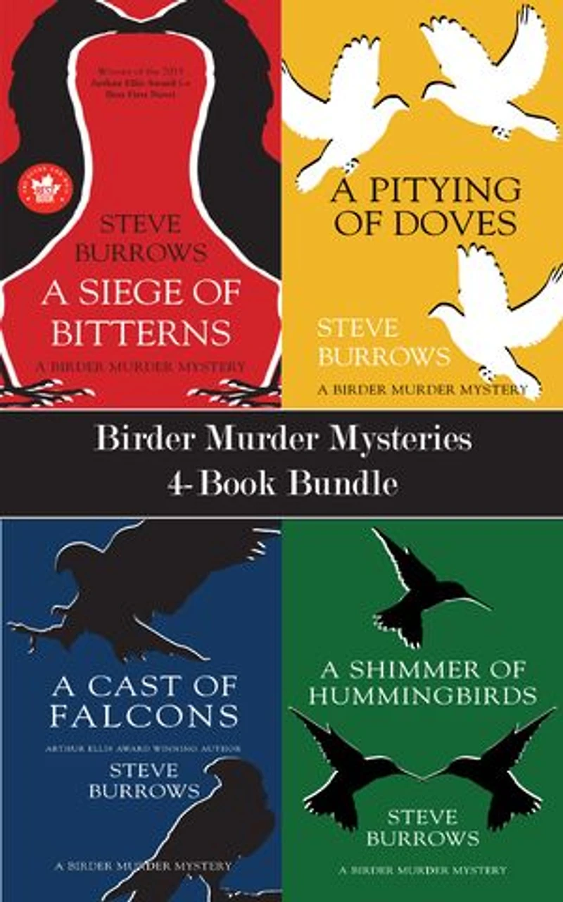 Birder Murder Mysteries 4-Book Bundle: A Shimmer of Hummingbirds / A Cast of Falcons / A Pitying of Doves / and 1 more