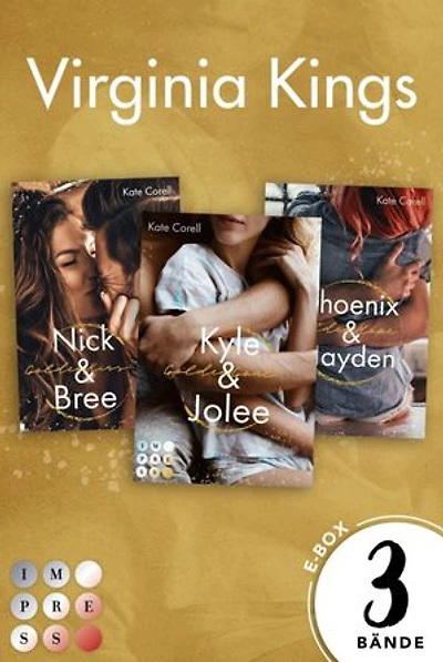 Virginia Kings: 3 Bände in einem Bundle!: Knisternde Sports Romance über die unerwartete College-Liebe von Bestseller-Autorin Kate Corell