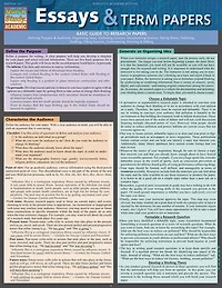Essays & Term Papers: QuickStudy Laminated Reference Guide