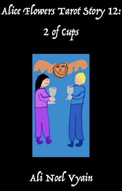 2 of Cups: Alice Flowers Tarot, #12