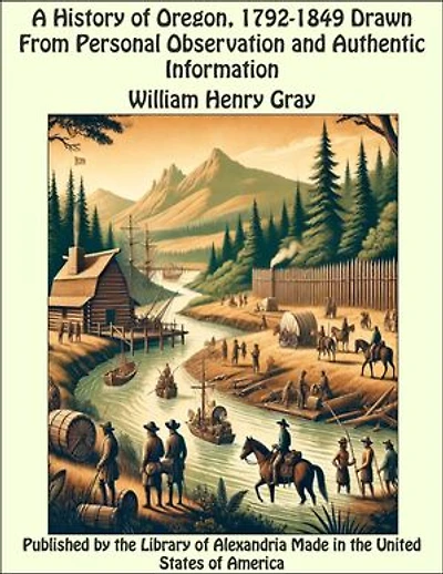 A History of Oregon, 1792-1849 Drawn From Personal Observation and Authentic Information