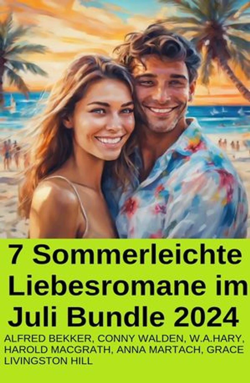 7 Sommerleichte Liebesromane im Juli Bundle 2024