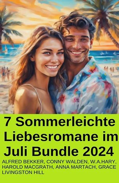 7 Sommerleichte Liebesromane im Juli Bundle 2024