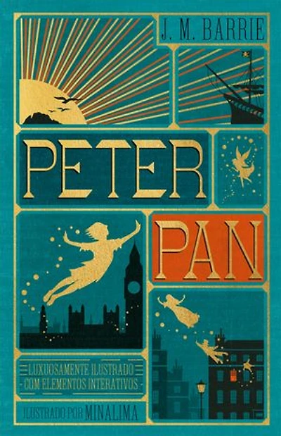 Peter Pan – Edição de luxo ilustrada e com elementos interativos do estúdio MinaLima