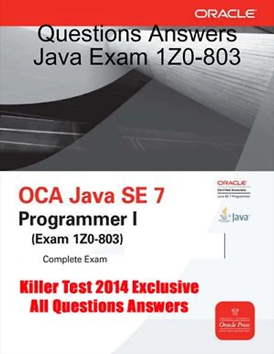 Questions Answers Java Exam 1Z0-803