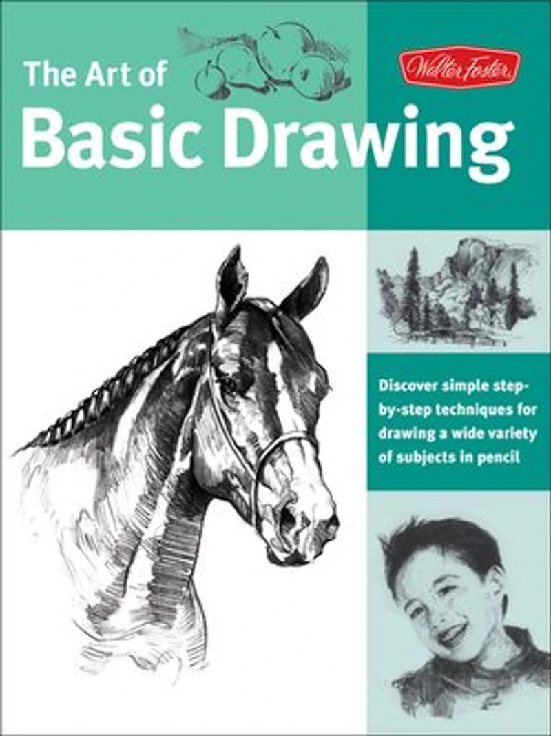 Art of Basic Drawing: Simple step-by-step techniques for drawing a variety subjects graphite pencil