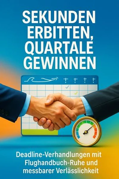 Sekunden erbitten, Quartale gewinnen: Deadline-Verhandlungen mit Flughandbuch-Ruhe und messbarer Verlässlichkeit