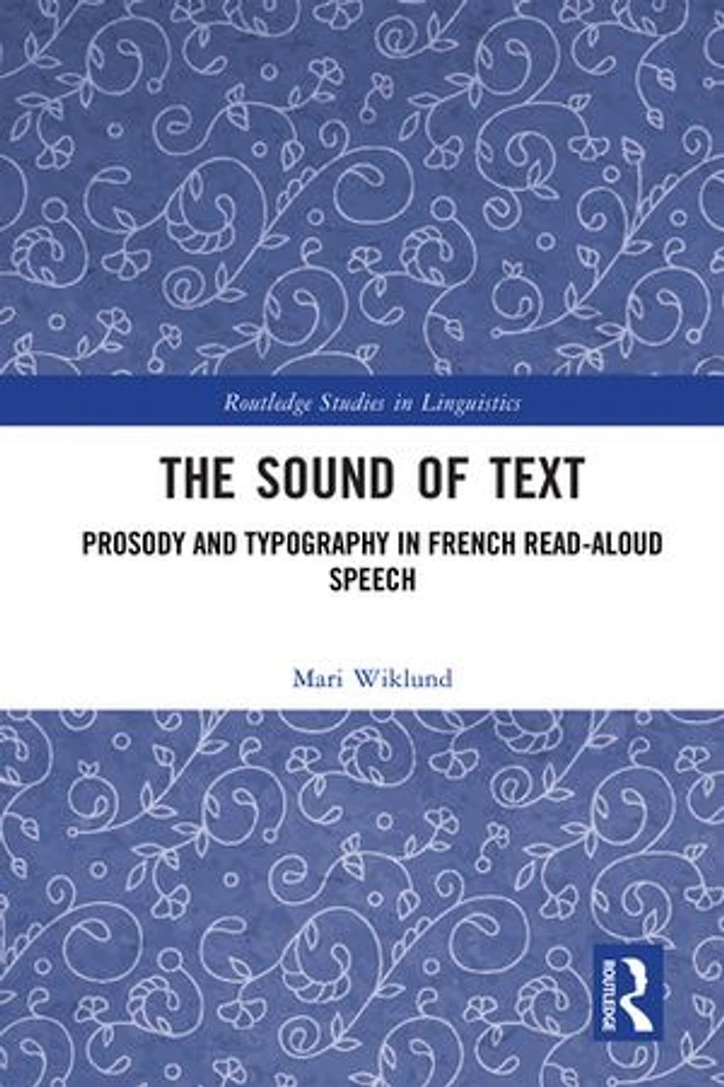 The Sound of Text: Prosody and Typography French Read-Aloud Speech