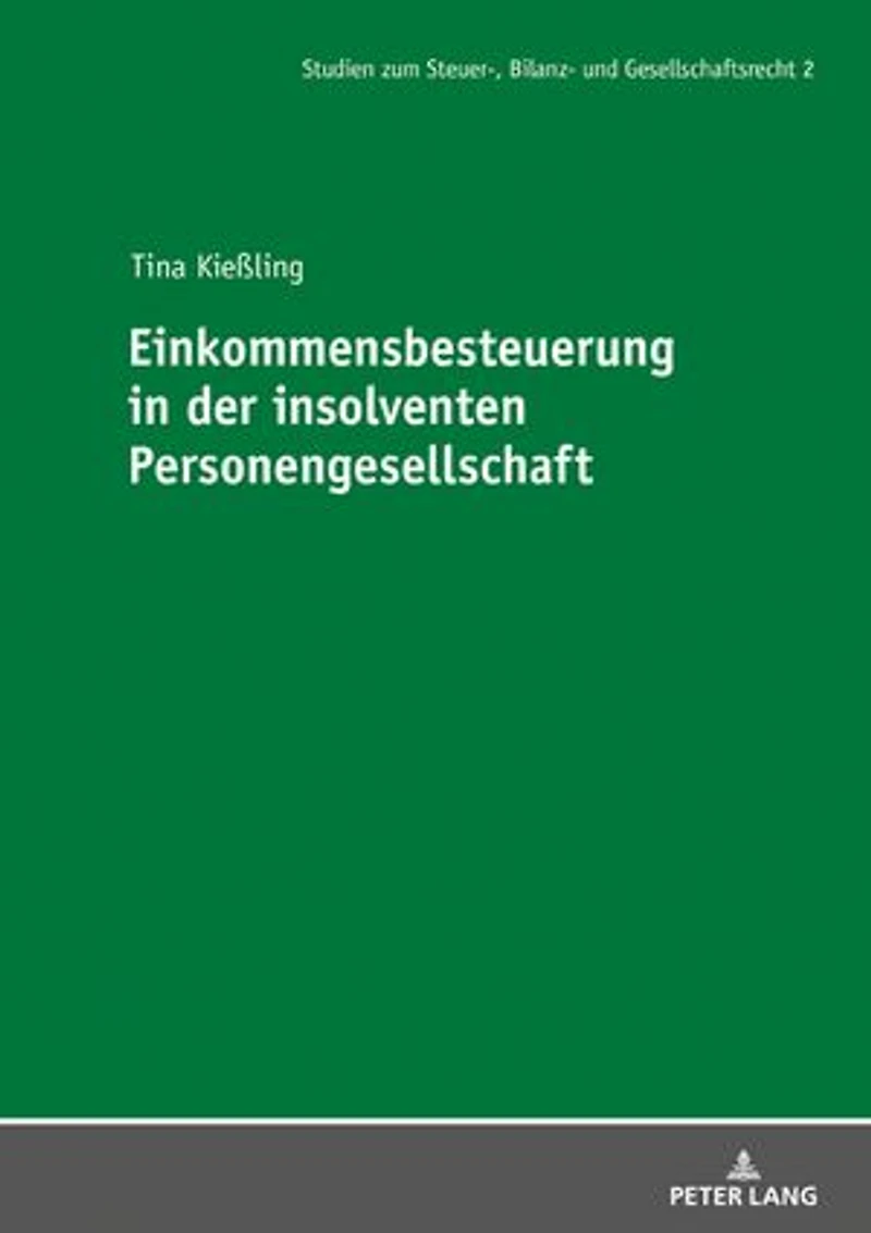 Einkommensbesteuerung der insolventen Personengesellschaft