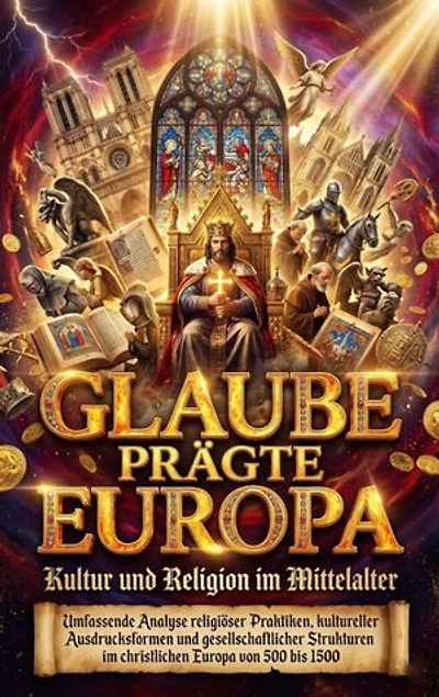 Glaube prägte Europa: Kultur und Religion im Mittelalter: Umfassende Analyse religiöser Praktiken, kultureller Ausdrucksformen und gesellschaftlicher Strukturen im christlichen Europa von 500 bis 1500