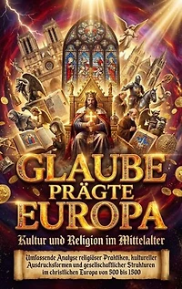 Glaube prägte Europa: Kultur und Religion im Mittelalter: Umfassende Analyse religiöser Praktiken, kultureller Ausdrucksformen und gesellschaftlicher Strukturen im christlichen Europa von 500 bis 1500
