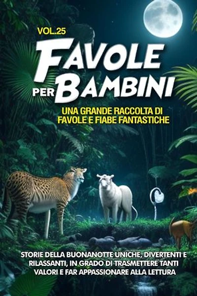 Favole per Bambini: Una grande raccolta di favole e fiabe fantastiche. (Vol.25) Storie della buonanotte uniche, divertenti e rilassanti