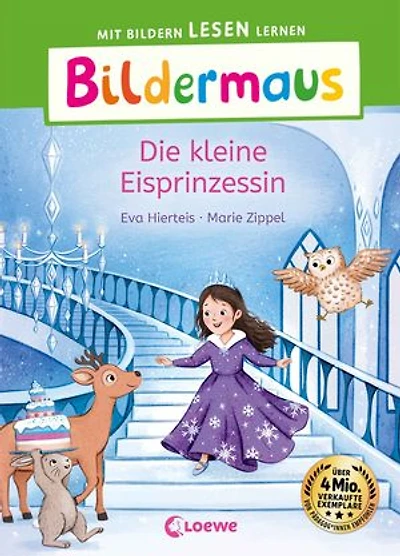 Bildermaus - Die kleine Eisprinzessin: Mit Bildern lesen lernen - Ideal für die Vorschule und Leseanfänger ab 5 Jahren - Mit Leselernschrift ABeZeh