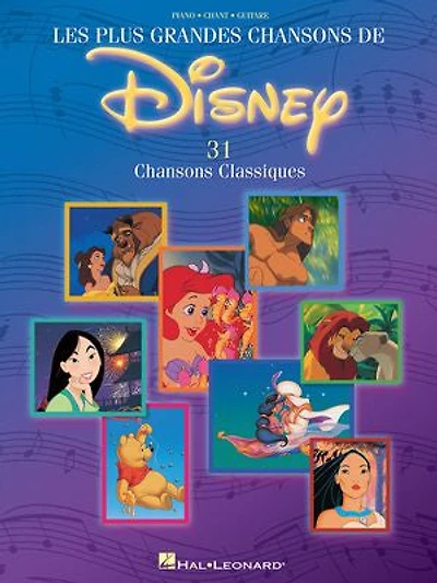 Les Plus Grandes Chansons de Disney - 31 Classiques: French Language Edition