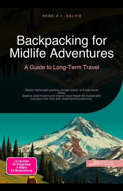 Backpacking for Midlife Adventures: A Guide to Long-Term Travel: Master lightweight packing, budget travel, and solo travel safety. Explore adult hostels and ensure travel health for sustainable journeys over forty with smart itinerary planning.