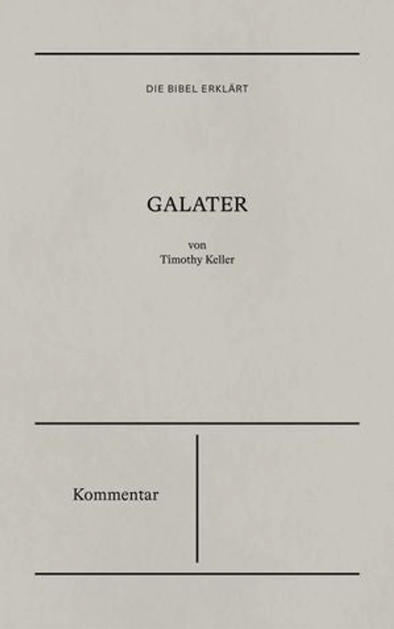 Galater - Kommentar