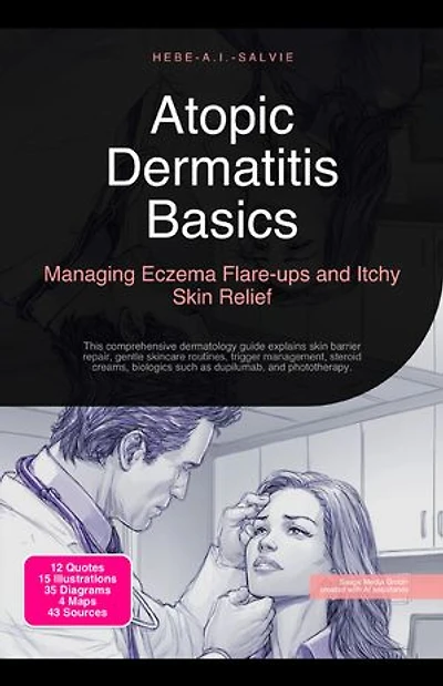 Atopic Dermatitis Basics: Managing Eczema Flare-ups and Itchy Skin Relief: This comprehensive dermatology guide explains skin barrier repair, gentle skincare routines, trigger management, steroid creams, biologics such as dupilumab, and phototherapy.