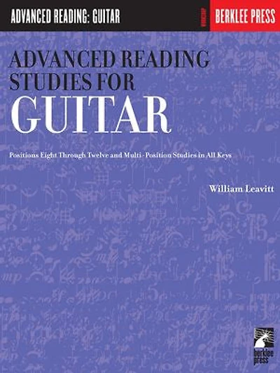 Advanced Reading Studies For Guitar: Guitar Technique