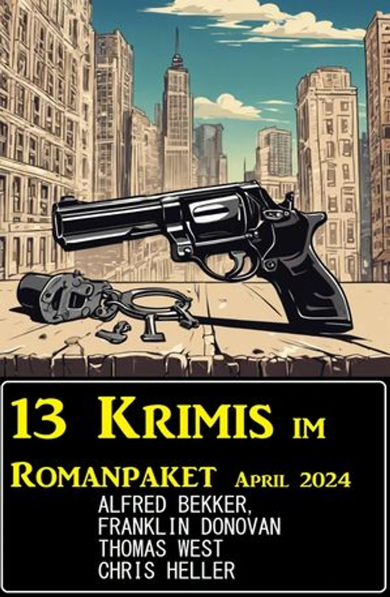 13 Krimis im Romanpaket April 2024