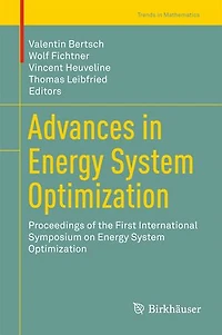 Advances Energy System Optimization: Proceedings of the first International Symposium on Optimization