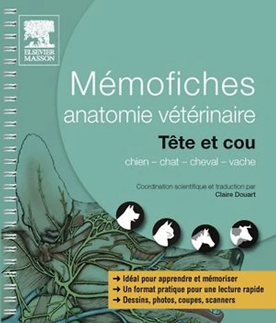 Mémofiches anatomie vétérinaire - Tête et cou