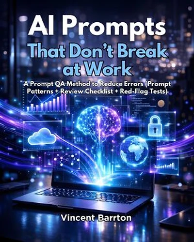 AI Prompts That Don't Break at Work: A Prompt QA Method to Reduce Errors (Prompt Patterns + Review Checklist + Red-Flag Tests)