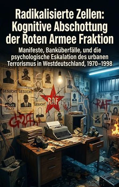 Radikalisierte Zellen: Kognitive Abschottung der Roten Armee Fraktion: Manifeste, Banküberfälle, und die psychologische Eskalation des urbanen Terrorismus in Westdeutschland, 1970–1998