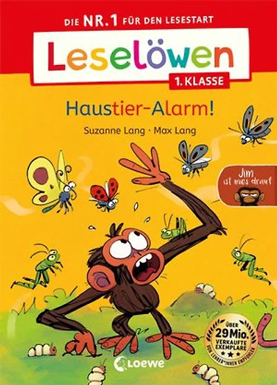 Leselöwen 1. Klasse - Jim ist mies drauf - Haustier-Alarm!: Die Nr. 1 für den Lesestart - Mit Leselernschrift ABeZeh - Erstlesebuch für Kinder ab 6 Jahren