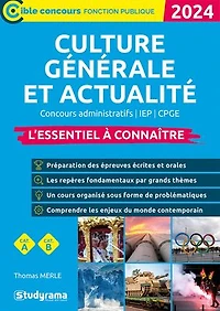 Culture générale et actualité – L'essentiel à connaître en 73 fiches - Catégories A et B – Édition 2026-2027