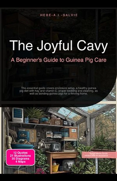 The Joyful Cavy: A Beginner's Guide to Guinea Pig Care: This essential guide covers enclosure setup, a healthy guinea pig diet with hay and vitamin C, proper bedding and cleaning, as well as bonding guinea pigs for a thriving home.
