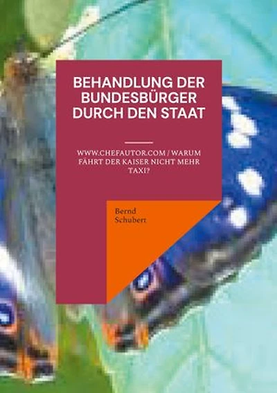 Behandlung der Bundesbürger durch den Staat: www.chefautor.com / Warum fährt der Kaiser nicht mehr Taxi?