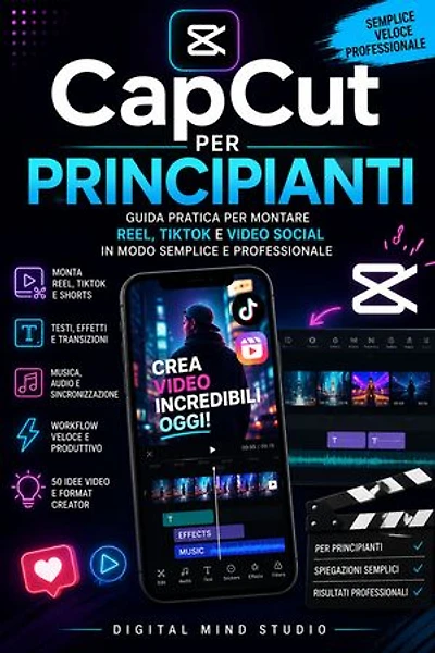 CapCut per Principianti: Guida Pratica per Montare Reel, TikTok e Video Social in Modo Semplice e Professionale