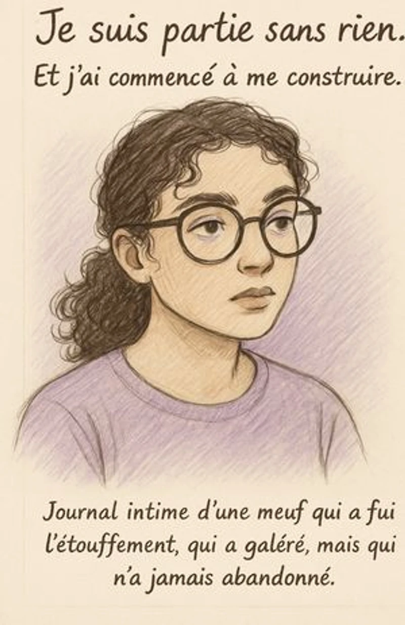 Je suis partie sans rien. Et j'ai commencé à me construire.: Journal intime d'une meuf qui a fui l'étouffement, qui a galéré, mais qui n'a jamais abandonné.