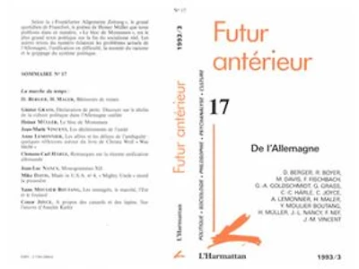 Futur antérieur, n°17. De l'Allemagne