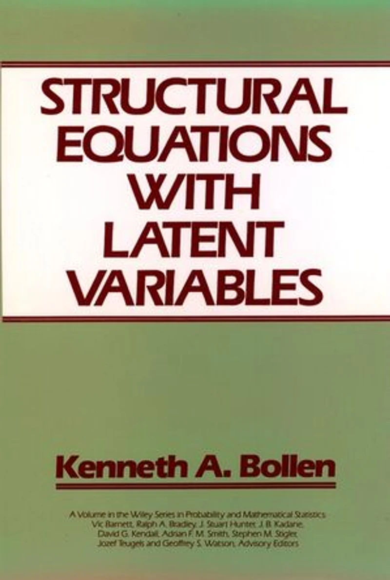 Structural Equations with Latent Variables