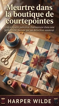 Meurtre dans la boutique de courtepointes: Une enquête policière chaleureuse dans une petite ville, menée par un détective amateur.