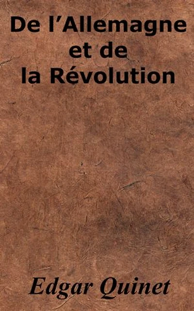 De l’Allemagne et de la Révolution