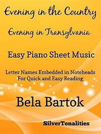 Evening in the Country Easy Piano Sheet Music