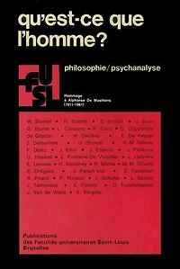 Qu’est-ce que l’homme ?: Philosophie / psychanalyse