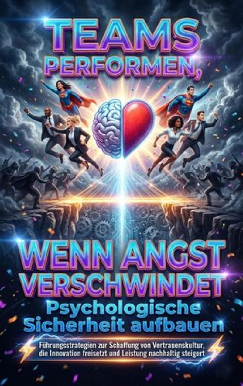 Teams performen, wenn Angst verschwindet: Psychologische Sicherheit aufbauen: Führungsstrategien zur Schaffung von Vertrauenskultur, die Innovation freisetzt und Leistung nachhaltig steigert