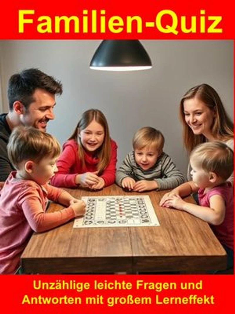 Familien-Quiz: Unzählige leichte Fragen und Antworten mit großem Lerneffekt