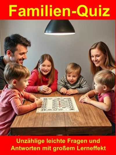 Familien-Quiz: Unzählige leichte Fragen und Antworten mit großem Lerneffekt